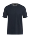 Brioni Man T-shirt Midnight Blue Size M Cotton