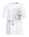 Brioni Man T-shirt White Size 3xl Cotton