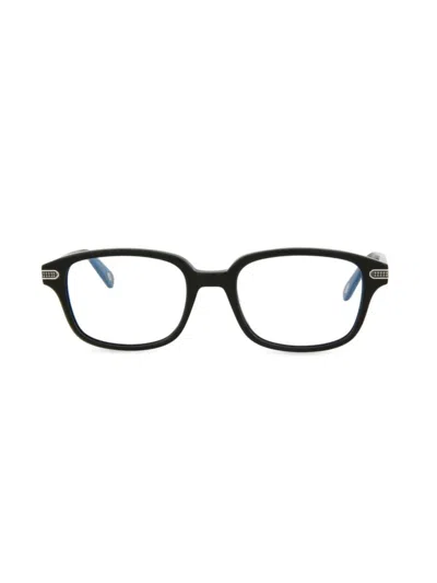 Brioni Men's 52mm Square Eyeglasses In Black