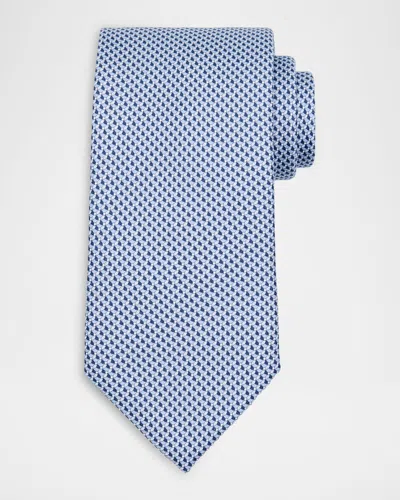 Brioni Men & Apos;s Micro Print Silk Jacquard Tie In Orange