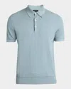 Brioni Men & Apos;s Sea Island Polo Shirt In Blue