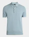 Brioni Men & Apos;s Sea Island Polo Shirt In Nile