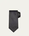 Brioni Men's Bicolor Silk Houndstooth Tie