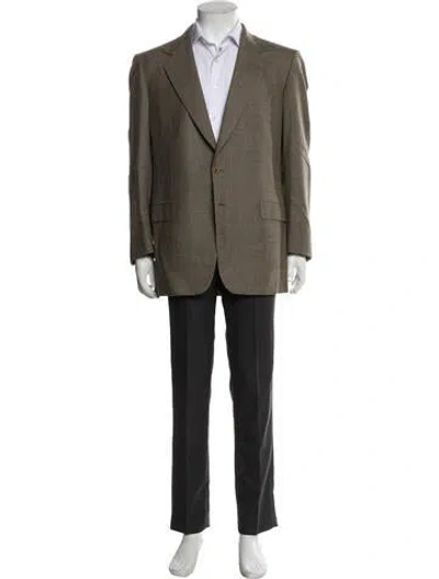 Pre-owned Brioni Men's Blazer In Brown