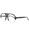 Brioni Men's Br0055o 56mm Optical Frames In Brown