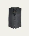 Brioni Men's Brun Suit Separate Vest In Anthracite