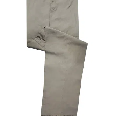 Brioni Men's Cannes Khaki Lightweight Cotton Pants In Gray