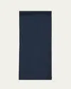Brioni Men's Cashmere Knit Leather-label Scarf In Brown