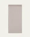 Brioni Men's Cashmere Knit Leather-label Scarf In Gray