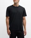 Brioni Men's Cotton Crewneck T-shirt In Black