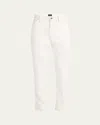 Brioni Chamonix Mid-rise Straight-leg Jeans In White