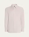 Brioni Men's Cotton Flannel Button-down Shirt In Pink