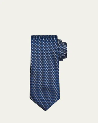 Brioni Men's Degrade Micro-jacquard Silk Tie