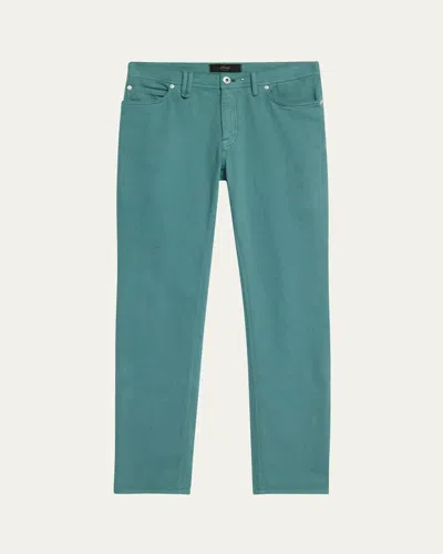 Brioni Men's Denim Five-pocket Pants In Emerald