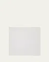 Brioni Men's Hand-rolled Silk Pocket Square In White