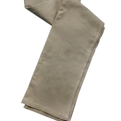 Brioni Men's Marmolada Beige Cotton Denim Jeans In Brown