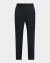 Brioni Men's Melbourne Wool Trousers In Anthracite