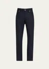 Brioni Men's Meribel Wool Flannel 5-pocket Pants