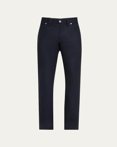 Brioni Men's Meribel Wool Flannel 5-pocket Pants In Navy