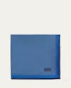 Brioni Men's Micro Jacquard Silk Pocket Square