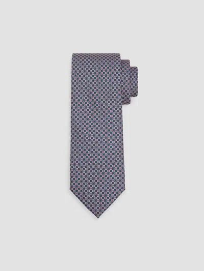 Brioni Men's Micro Motif Silk Tie In Navy