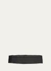 BRIONI MEN'S PLEATED SATIN CUMMERBUND