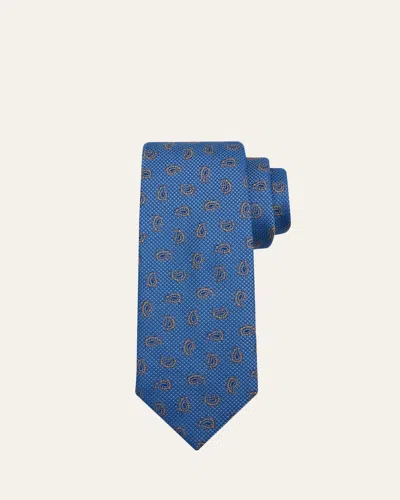 Brioni Men's Silk Paisley Jacquard Tie In Multi
