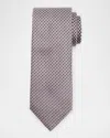 Brioni Men's Staggered Box Silk Tie In Redivory