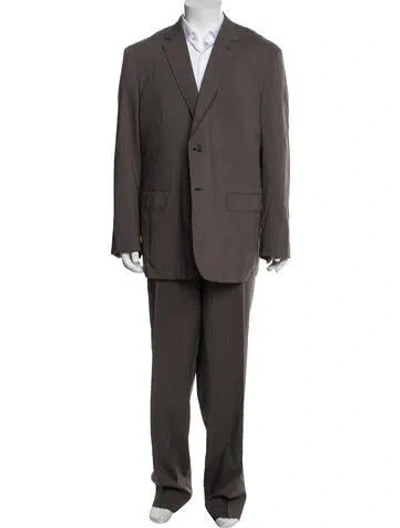 Pre-owned Brioni Men Suit In Grey