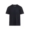 Brioni Silk-blend Crewneck T-shirt In Blue