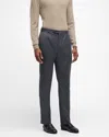 Brioni Men's Textured Wool Dress Pants In Graphite