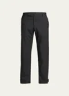 Brioni Men's Toldeo Wool Trousers In Anthracite
