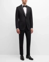 Brioni Men's Trevi Wool-mohair Tuxedo In Black