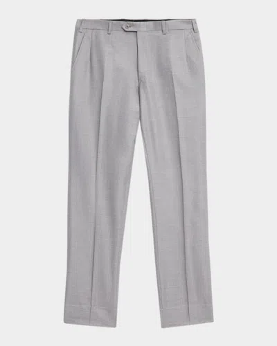 Brioni Men's Wool And Cashmere Sharkskin Two-piece Suit In Gray