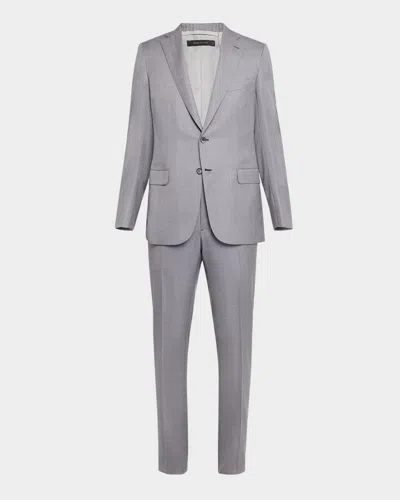 Brioni Men's Wool And Silk Modern Fit Two-piece Suit In Gray