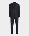 Brioni Men's Wool Micro-plaid Two-piece Suit In Multi