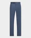 Brioni Tigullio Wool Trousers In Beige
