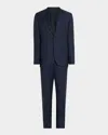 Brioni Men's Wool Tonal Prince Of Wales Two-piece Suit In Gray