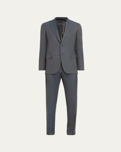 Brioni Men's Wool Tonal Two-piece Suit In Multi