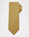 Brioni Men's Woven Square Silk Tie