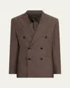 Brioni Men's Wwx 80th Anniversary Plume Double-breasted Sport Coat In Camel