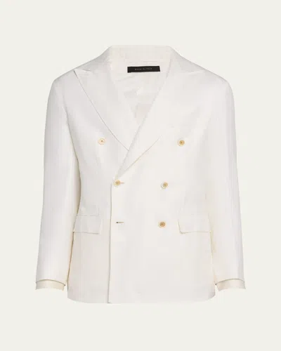 Brioni Men's Wwx 80th Anniversary Soffio Sport Coat In Off White