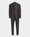 Brioni Mens Trevi Wool Peak Lapel Two-piece Suit In Brown