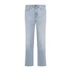 Brioni Straight-leg Light Blue Denim Trousers With Classic Design