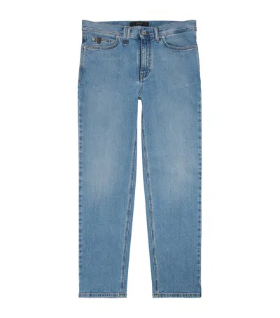 Brioni Merano Straight Jeans In Blue