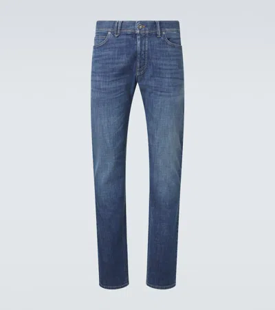 Brioni Meribel Slim Jeans In Blue