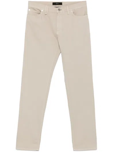 Brioni Meribel Trousers In Neutrals