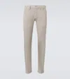 Brioni Mid-rise Slim Jeans In Brown