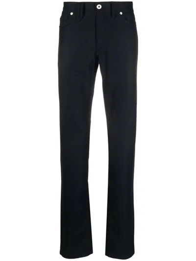 Brioni Mid-rise Straight-leg Jeans In Black