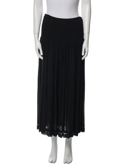 Pre-owned Brioni Midi Length Skirt In Black